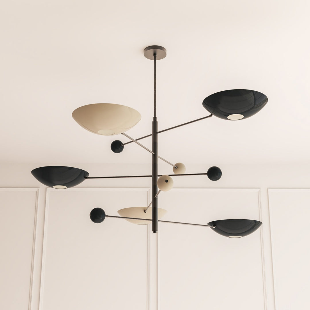 Catalonia (Dark Bronze Enamel, Charcoal, Pearl)