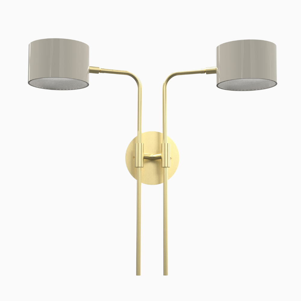 Cilindro 2 (Brushed Brass, Pearl)