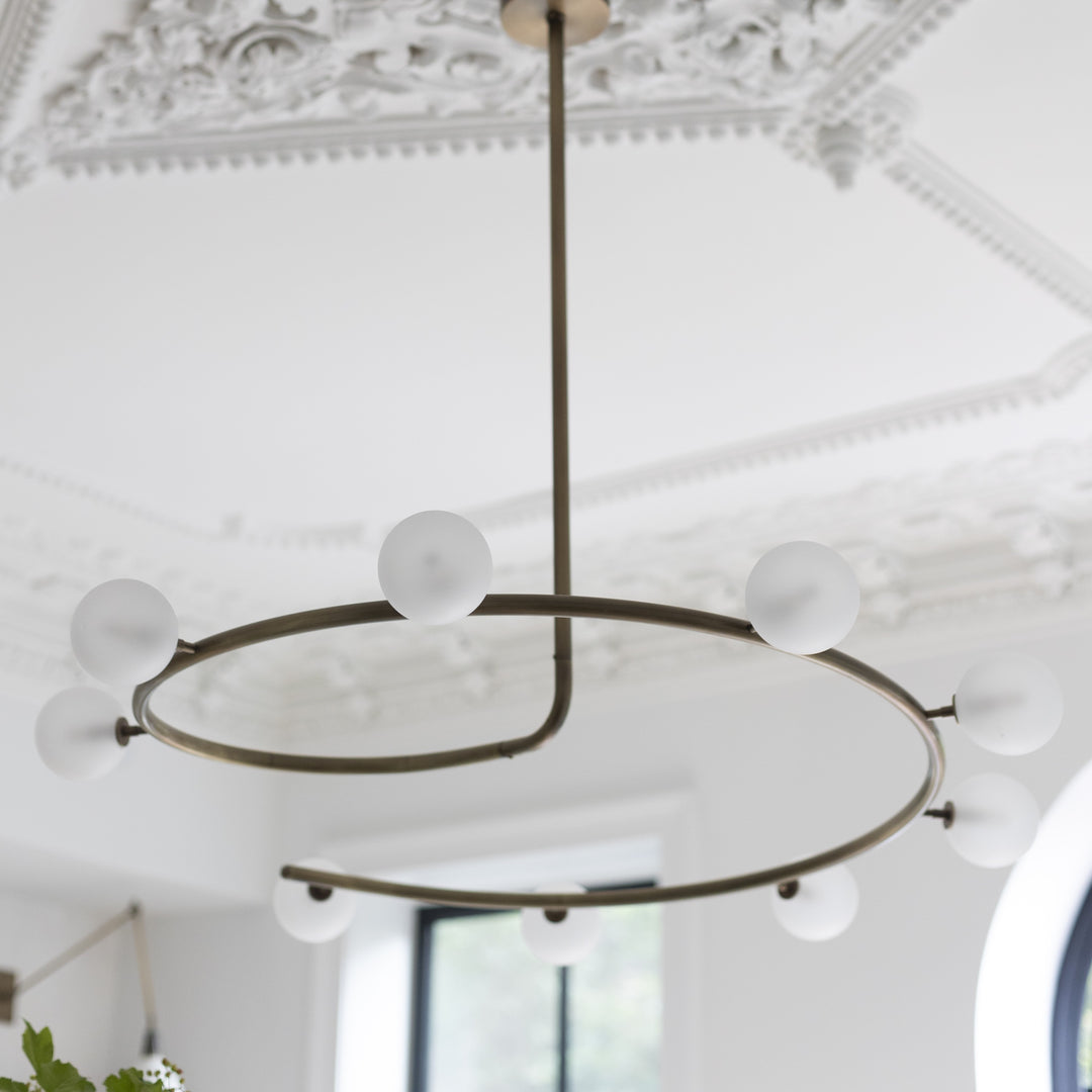 Fibonacci (Natural Brass) - Interior by The Brownstone Boys, Photo by Erin White