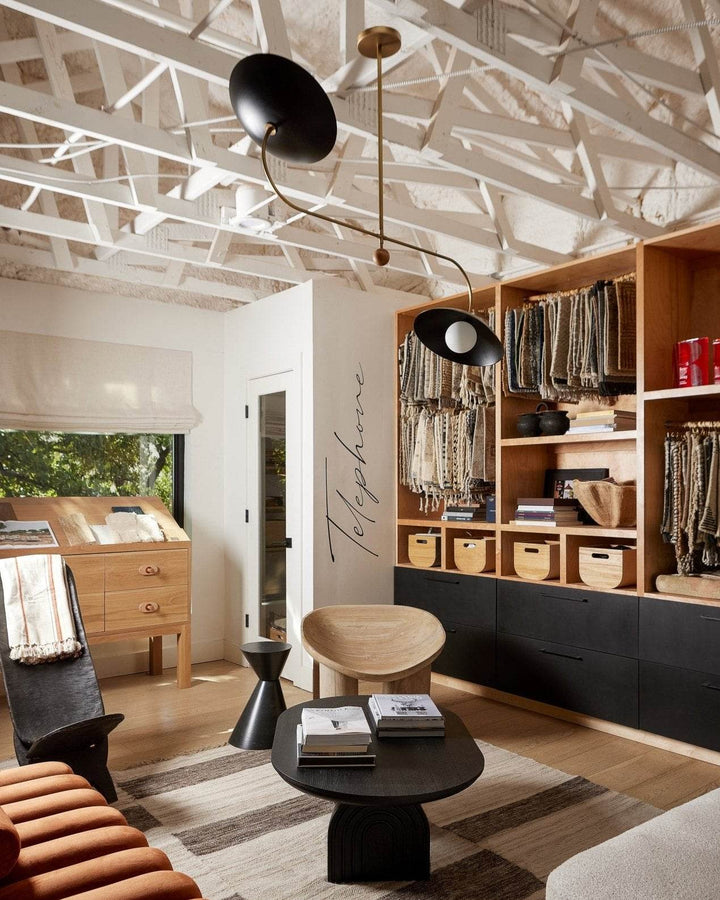 Dahlia (Black, Natural Brass) — Interior by Urbanology Designs, Photo by Matti Gresham