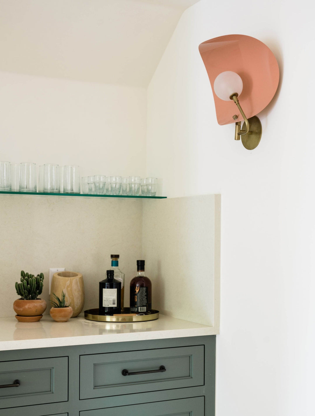 Jenny Glass (Natural Brass, Mannequin) — Interior by Kim Wolfe, Photo by Madeline Harper