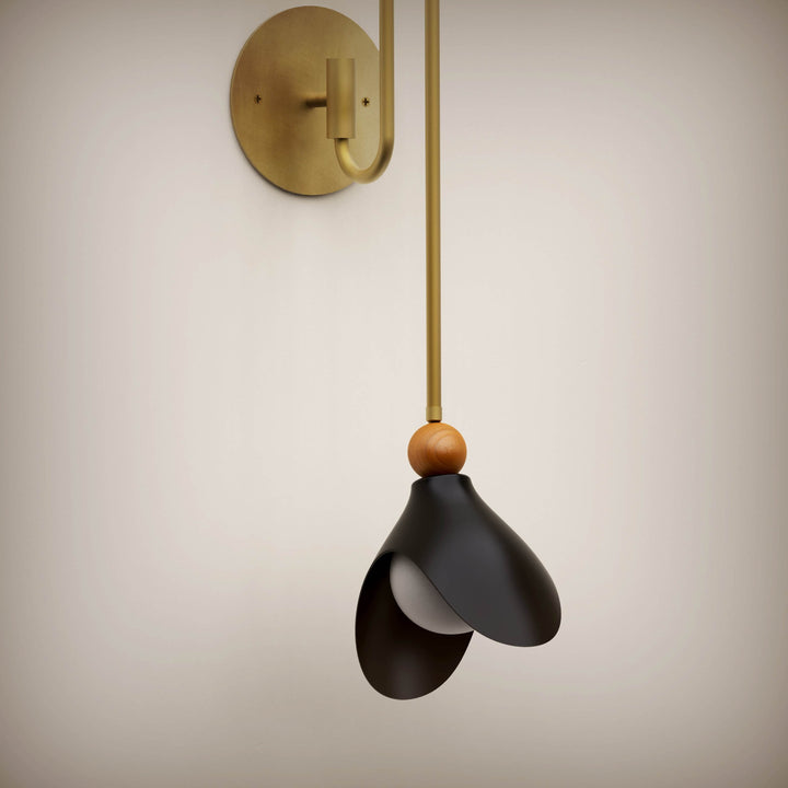 Lily (Natural Brass, Black, Walnut)