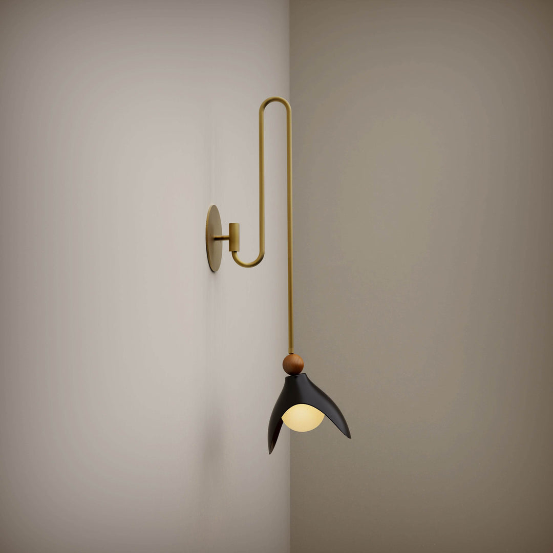 Lily (Natural Brass, Black, Walnut)