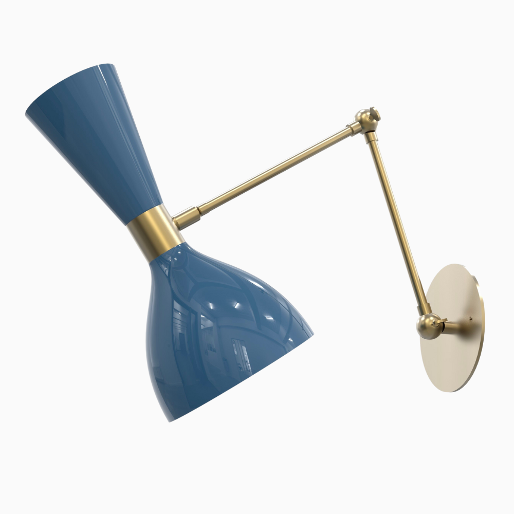 Ludo Articulating Wall Lamp (Greece, Natural Brass)