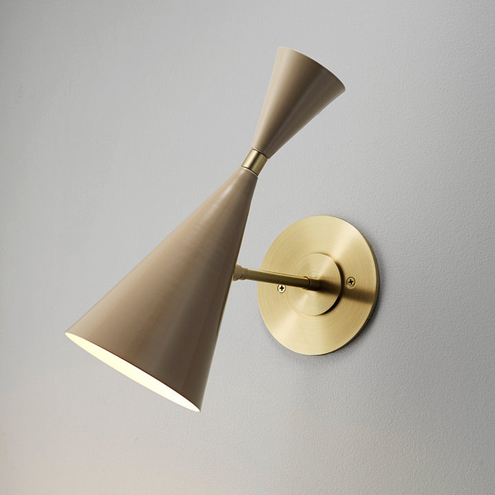 Monolith Wall (Brushed Brass, Smoked Oyster)