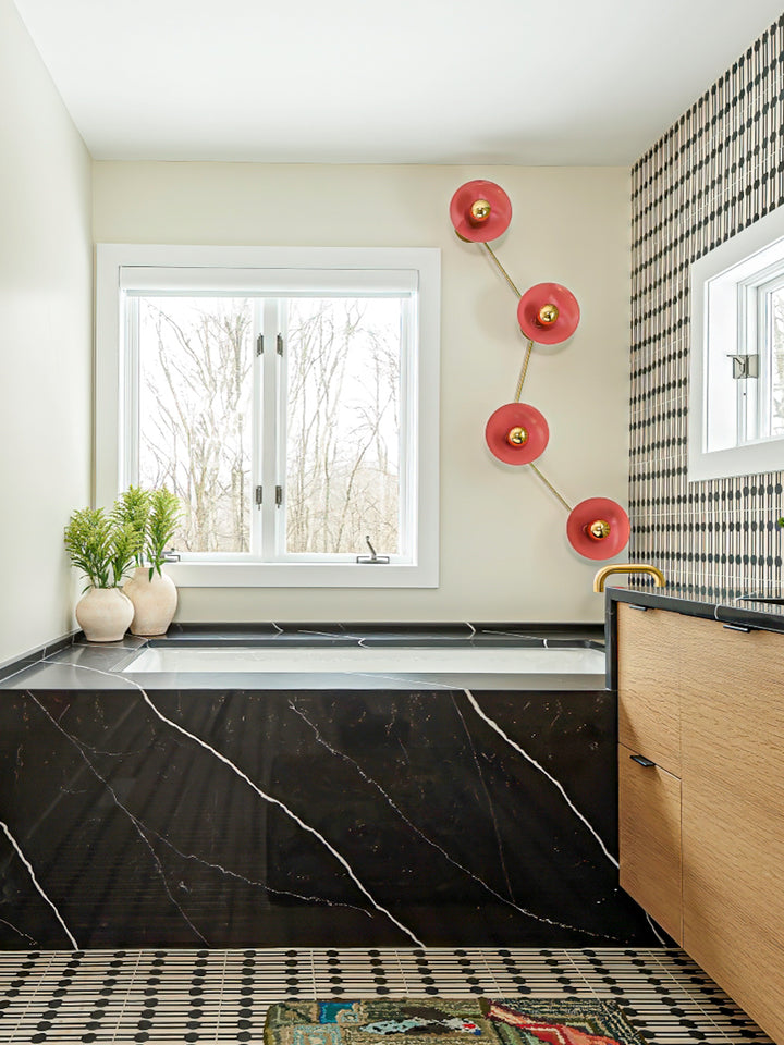 Multi Focal (Natural Brass, Coral Reef) — Photo by Brian David Becker, Interior by Covenant Kitchens