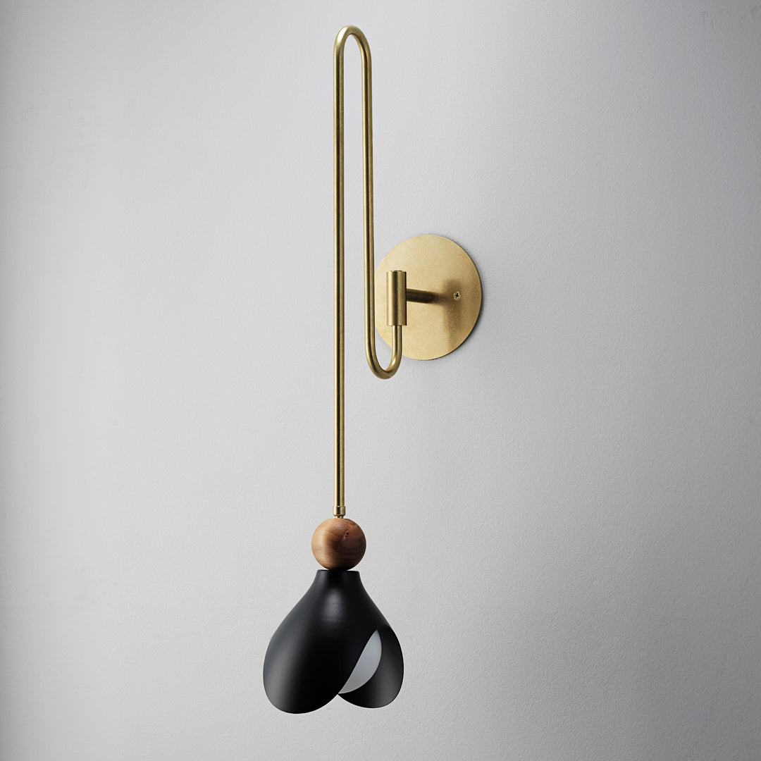 Quick Ship Lily (Tumbled Brass, Black, Walnut)