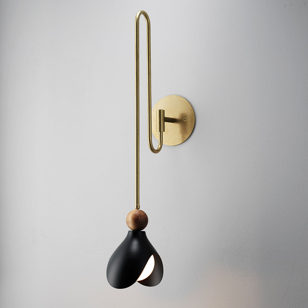 Quick Ship Lily (Tumbled Brass, Black, Walnut)