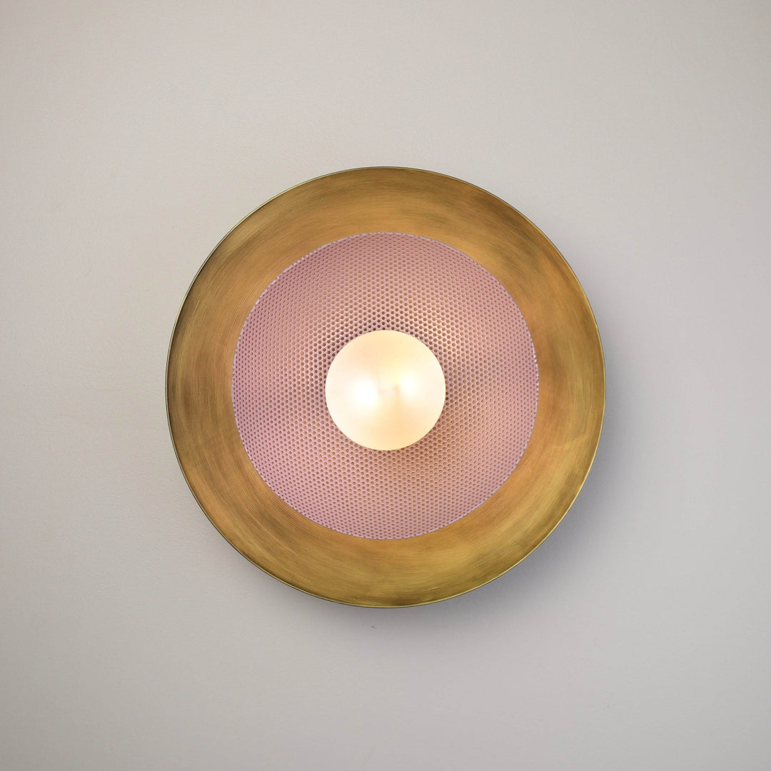 Centric Wall Sconce (Wisteria, Natural Brass)