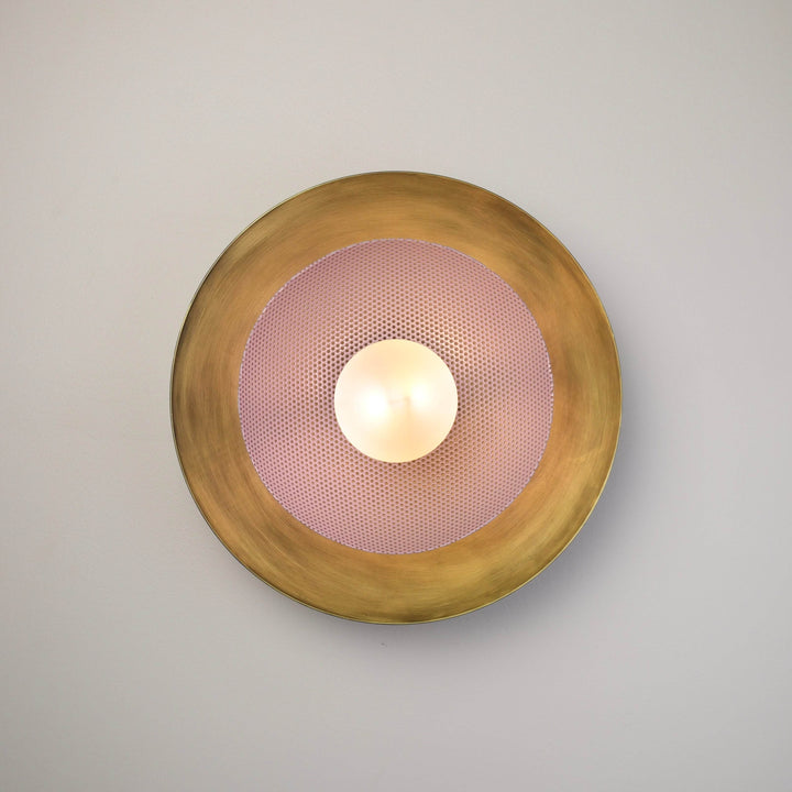 Centric Wall Sconce (Wisteria, Natural Brass)