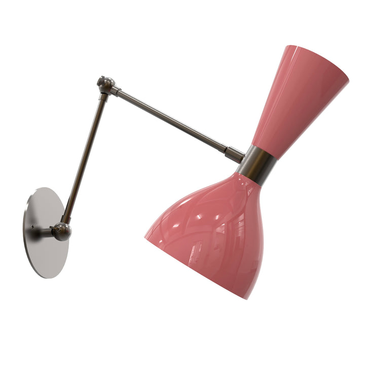 Ludo Articulating Wall Lamp (Lipstick, Dark Bronze Enamel)