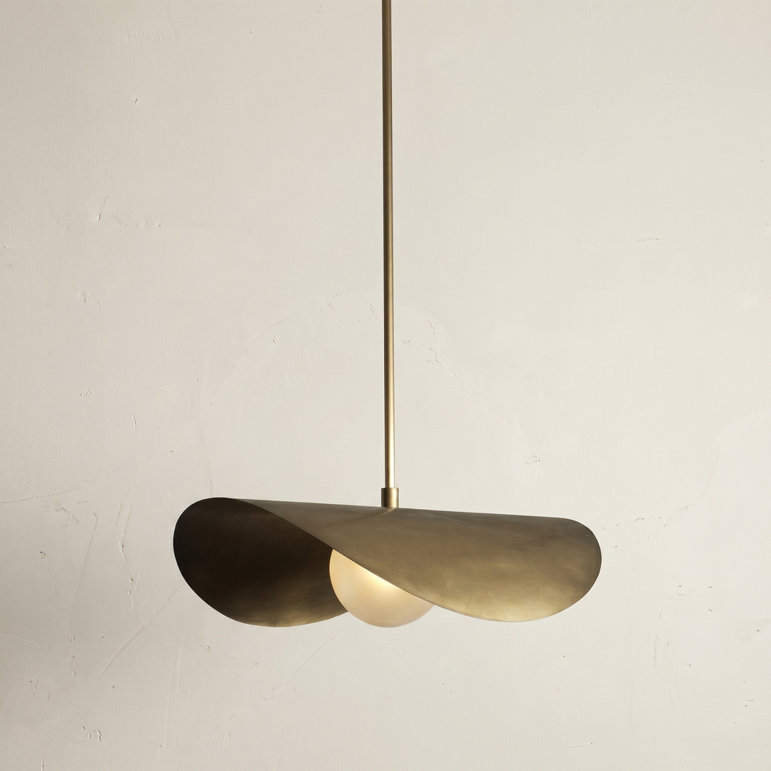 Montera Pendant (Natural Brass)