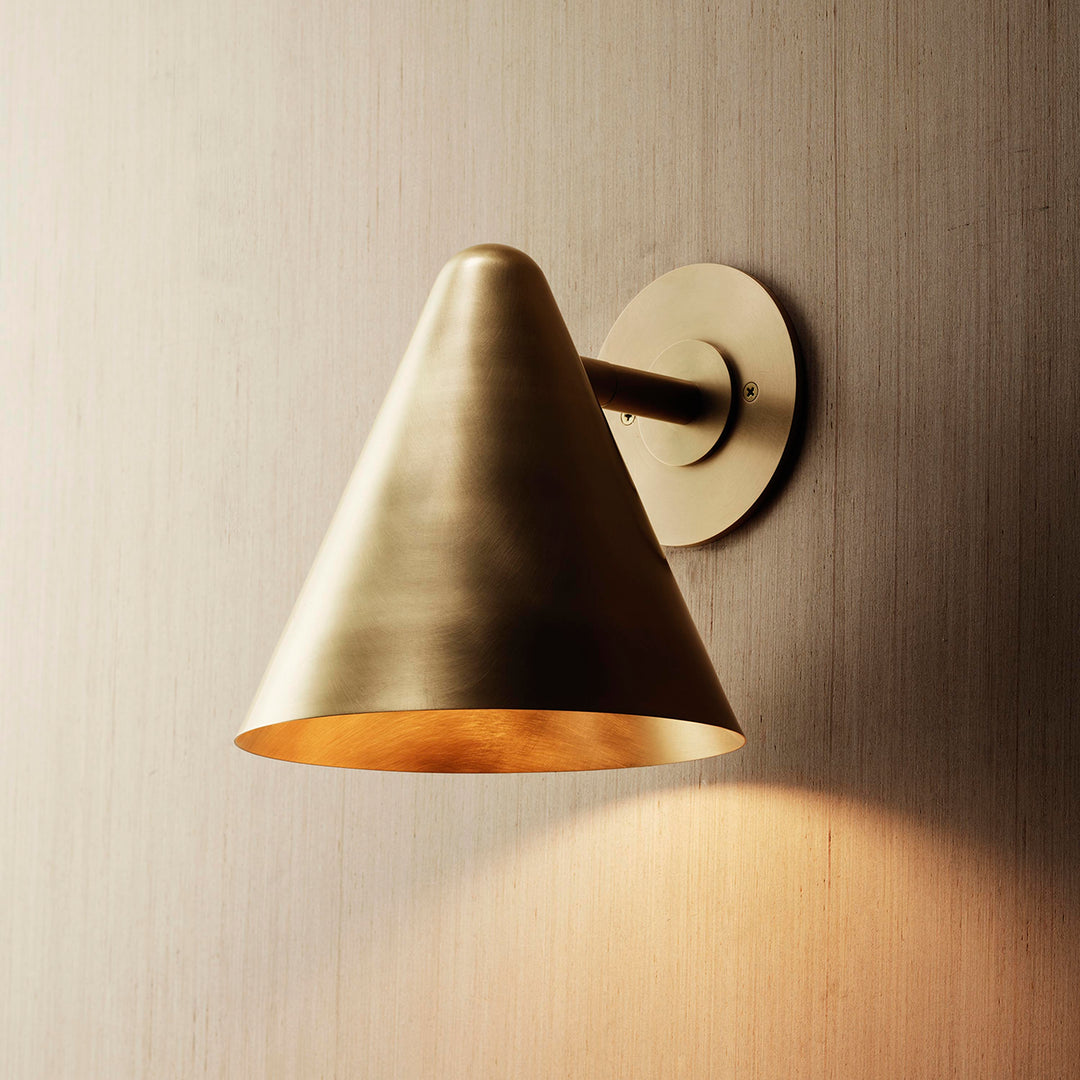 Avery Wall Scone (Natural Brass)