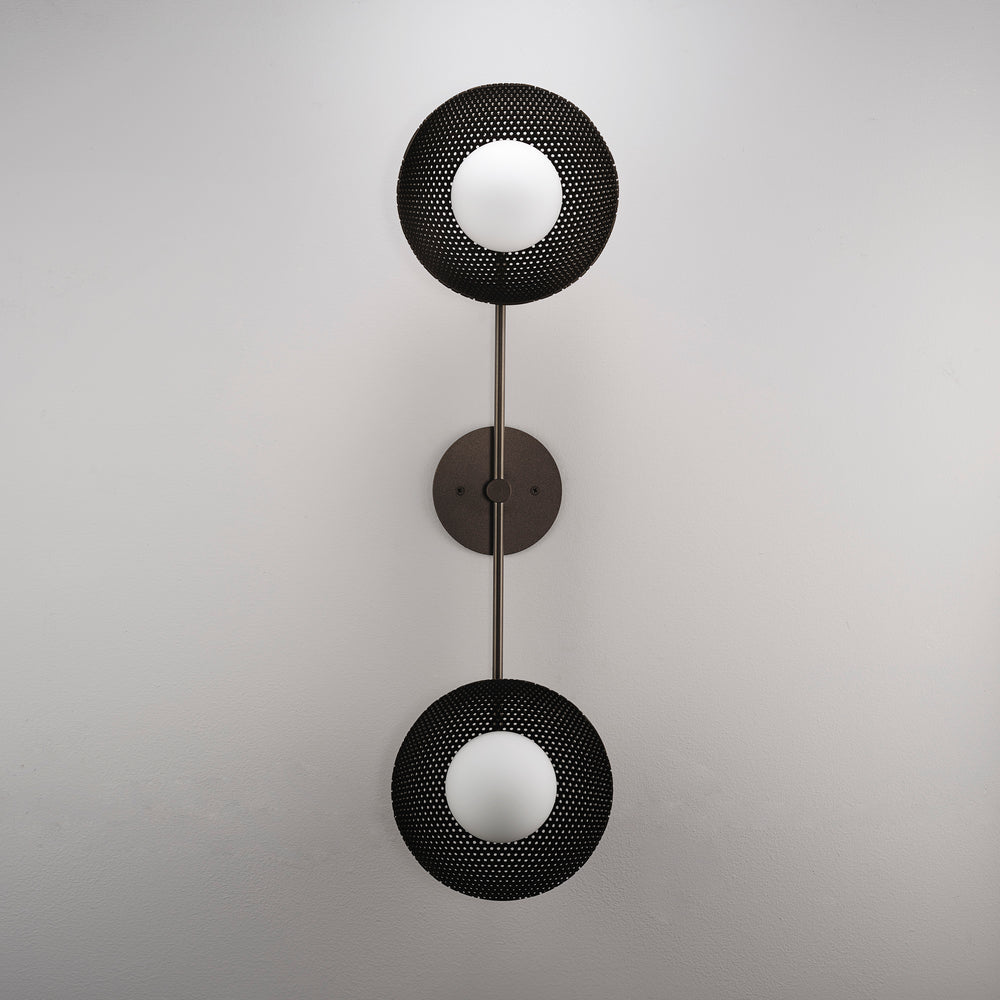 Bicentric Wall Sconce (Dark Bronze Enamel)