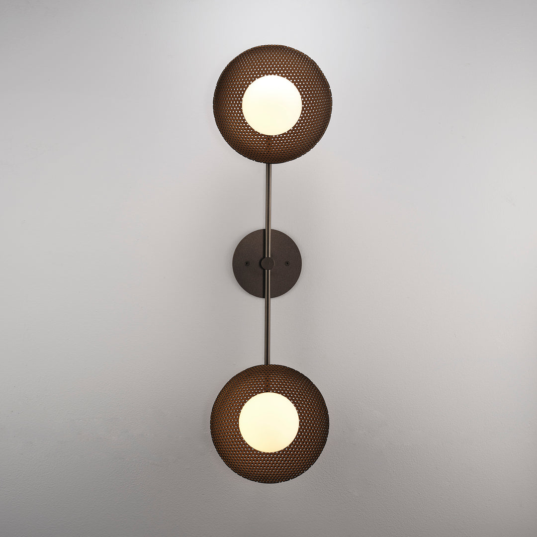 Bicentric Wall Sconce (Dark Bronze Enamel)