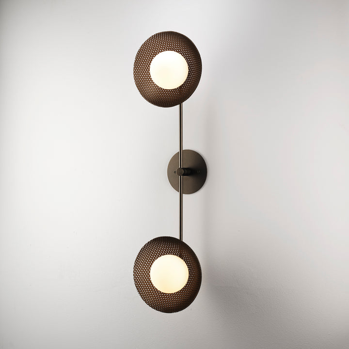 Bicentric Wall Sconce (Dark Bronze Enamel)