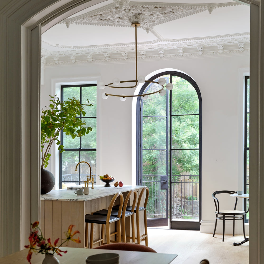 Fibonacci (Natural Brass) - Interior by The Brownstone Boys, Photo by Christian Torres