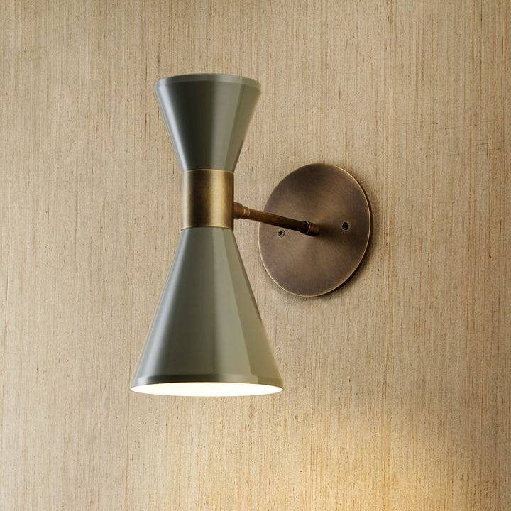 Campana Wall Sconce (Bronze, Moss)
