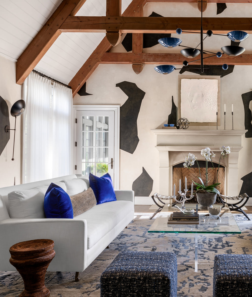 Catalonia (Black, Denmark), POP Sconce (Black, Bronze) - Design by Alida Coury Interiors, Photo by Nicholas Coury