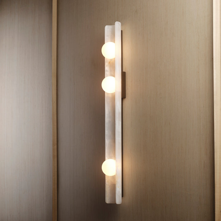 Channel 34 (Honed White Onyx)