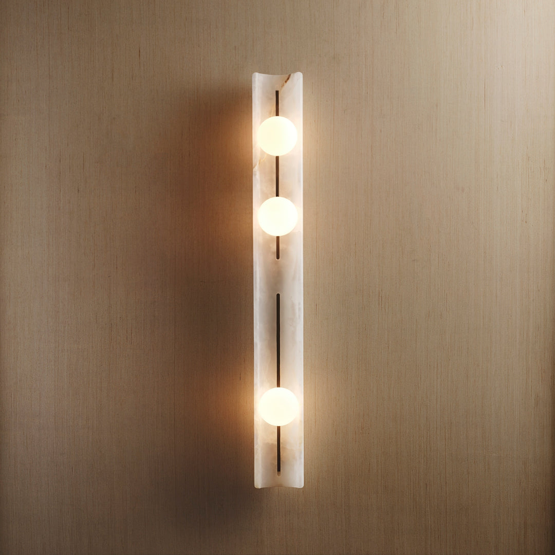 Channel 34 (Honed White Onyx)