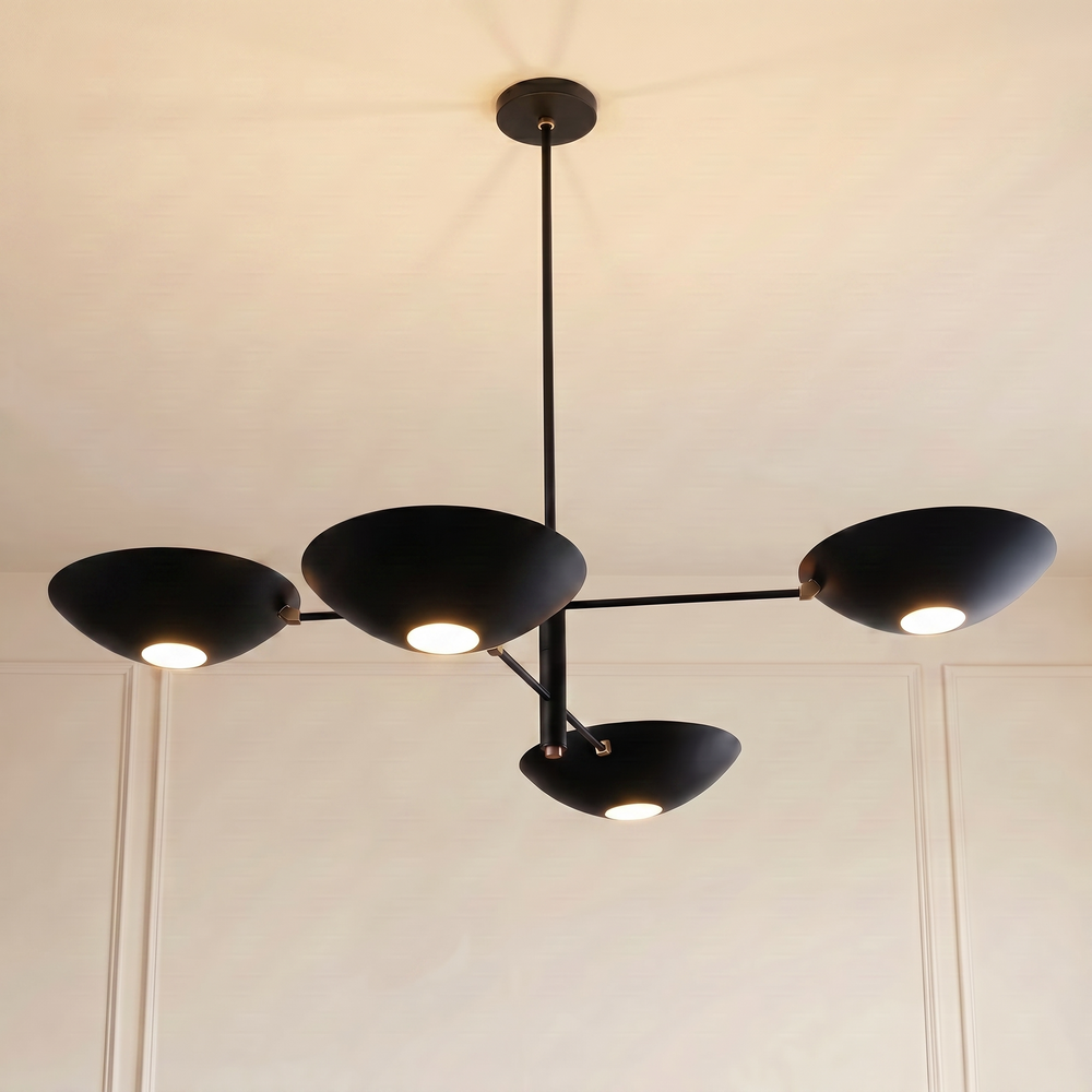 Counterbalance 2-Tier (Black, Natural Brass)