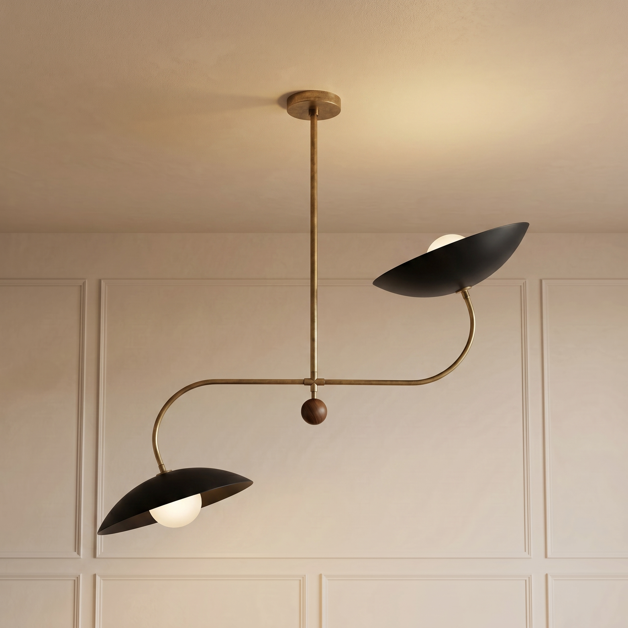 Dahlia (Natural Brass, Black, Walnut)