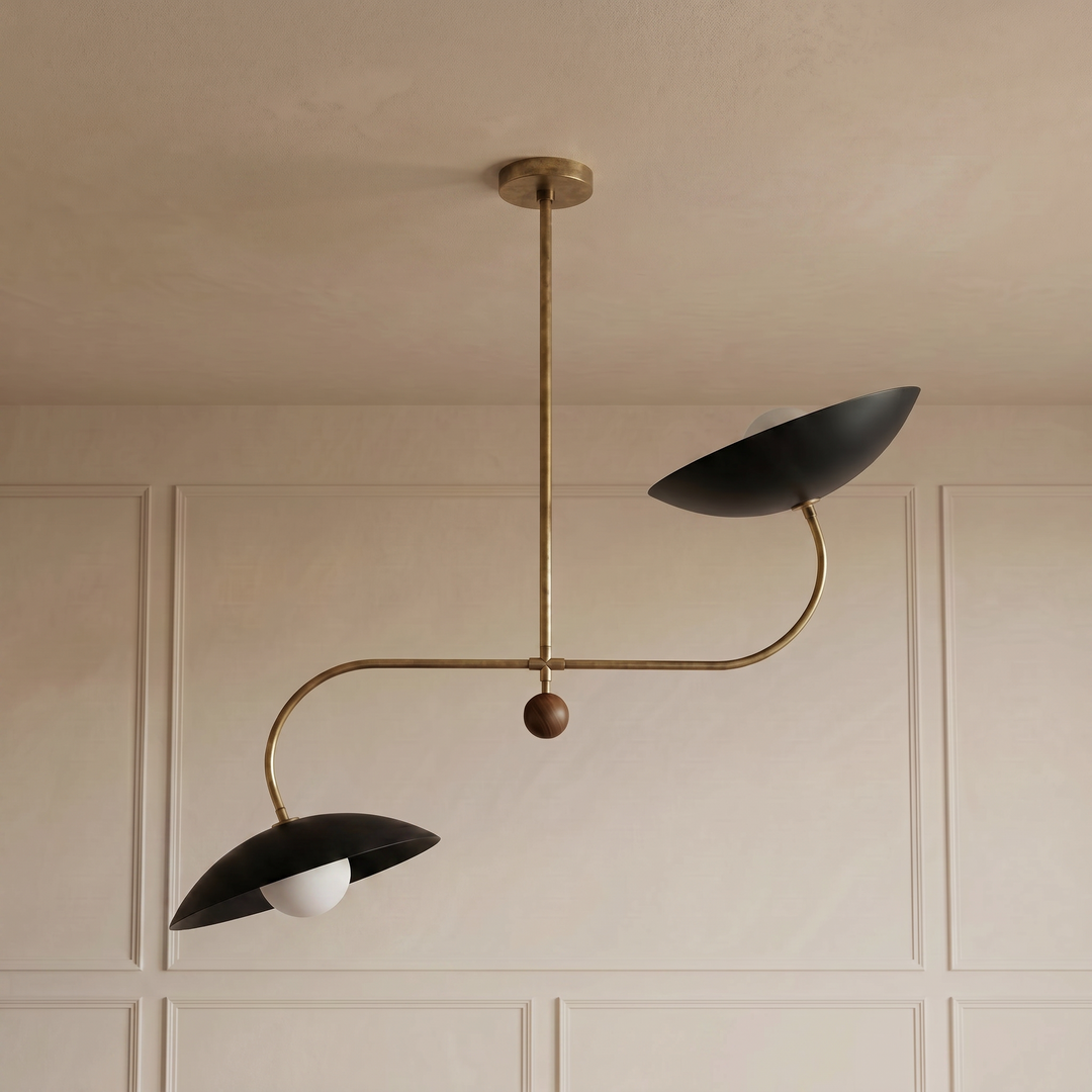 Dahlia (Natural Brass, Black, Walnut)