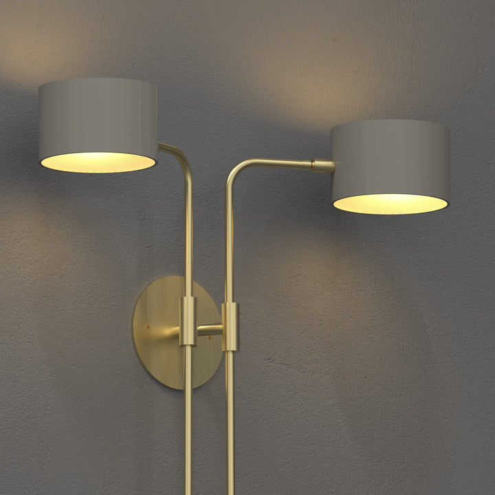 Cilindro (Brushed Brass/Pearl)