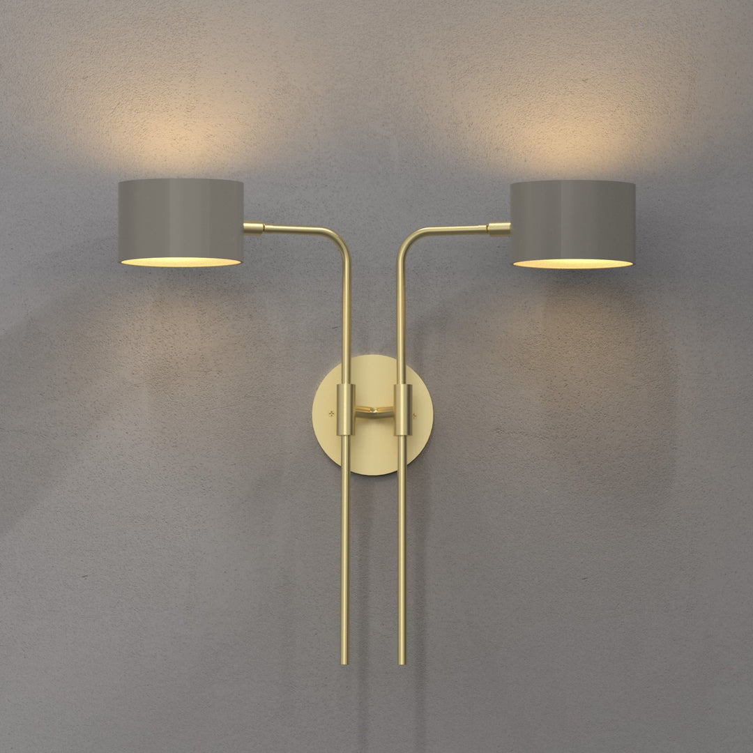 Cilindro (Brushed Brass/Pearl)