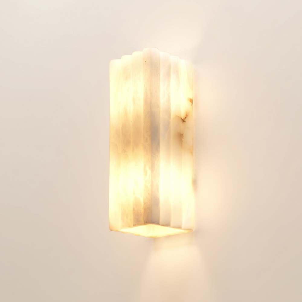 Ellis Sconce (Honed Alabaster)