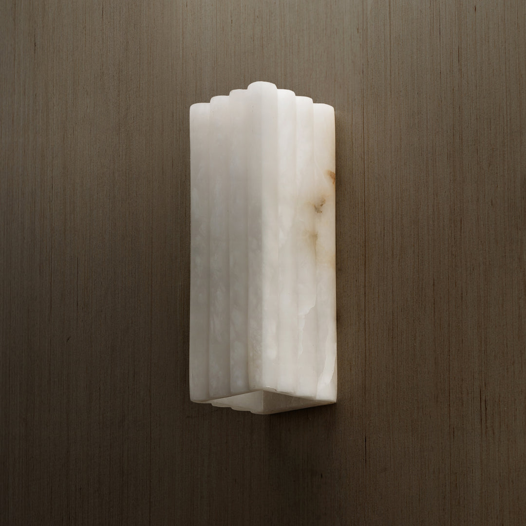 Ellis Sconce (Honed Alabaster)