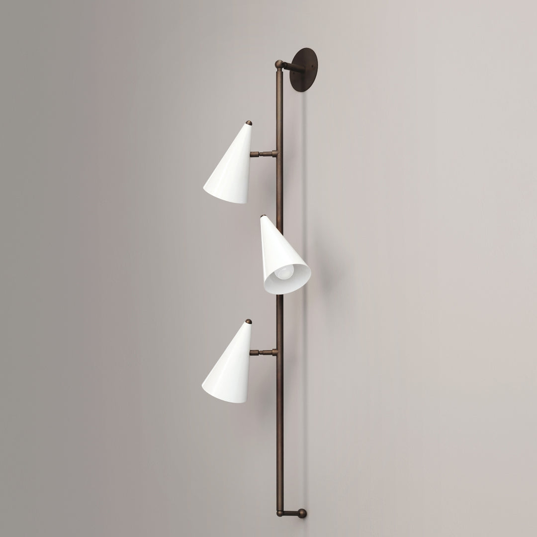 Flotilla Wall Sconce (Bronze, Stark White)