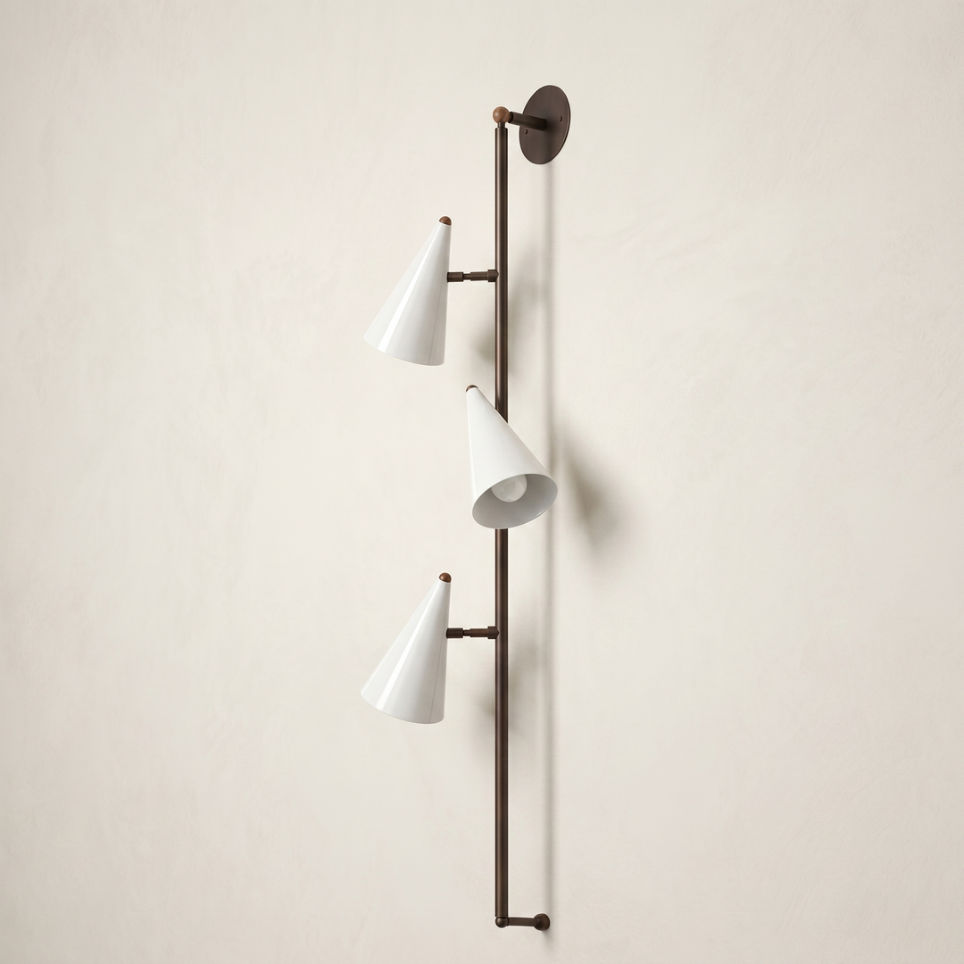 Flotilla Wall Sconce (Bronze, Stark White)