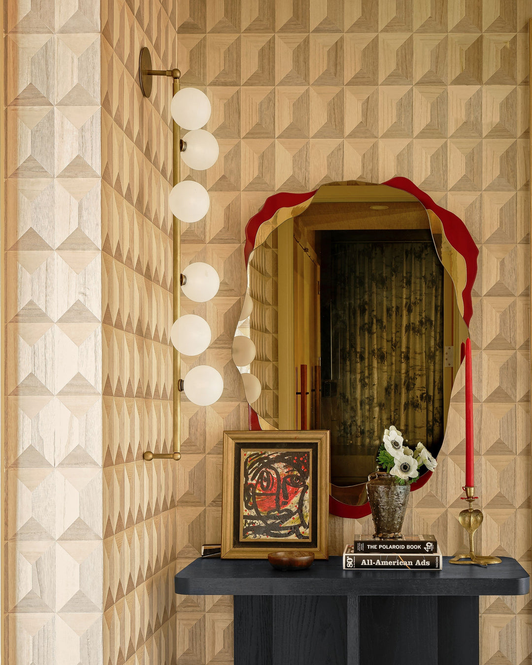 Harper Wall Sconce (Natural Brass) — Design by Ashby Collective, Photo by Dror Baldinger