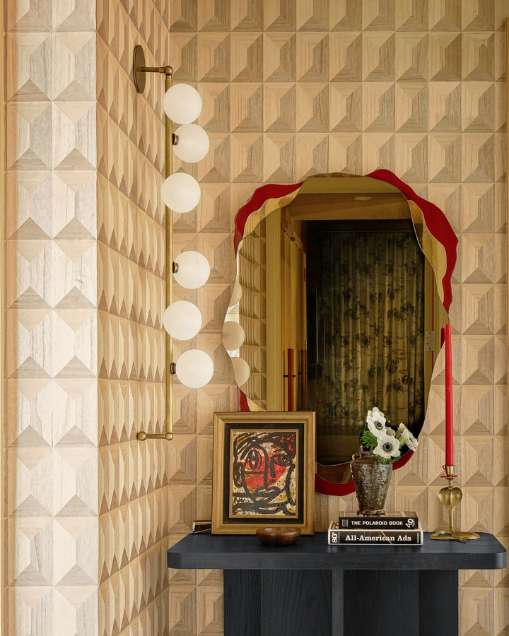 Harper Wall Sconce (Natural Brass) — Design by Ashby Collective, Photo by Dror Baldinger