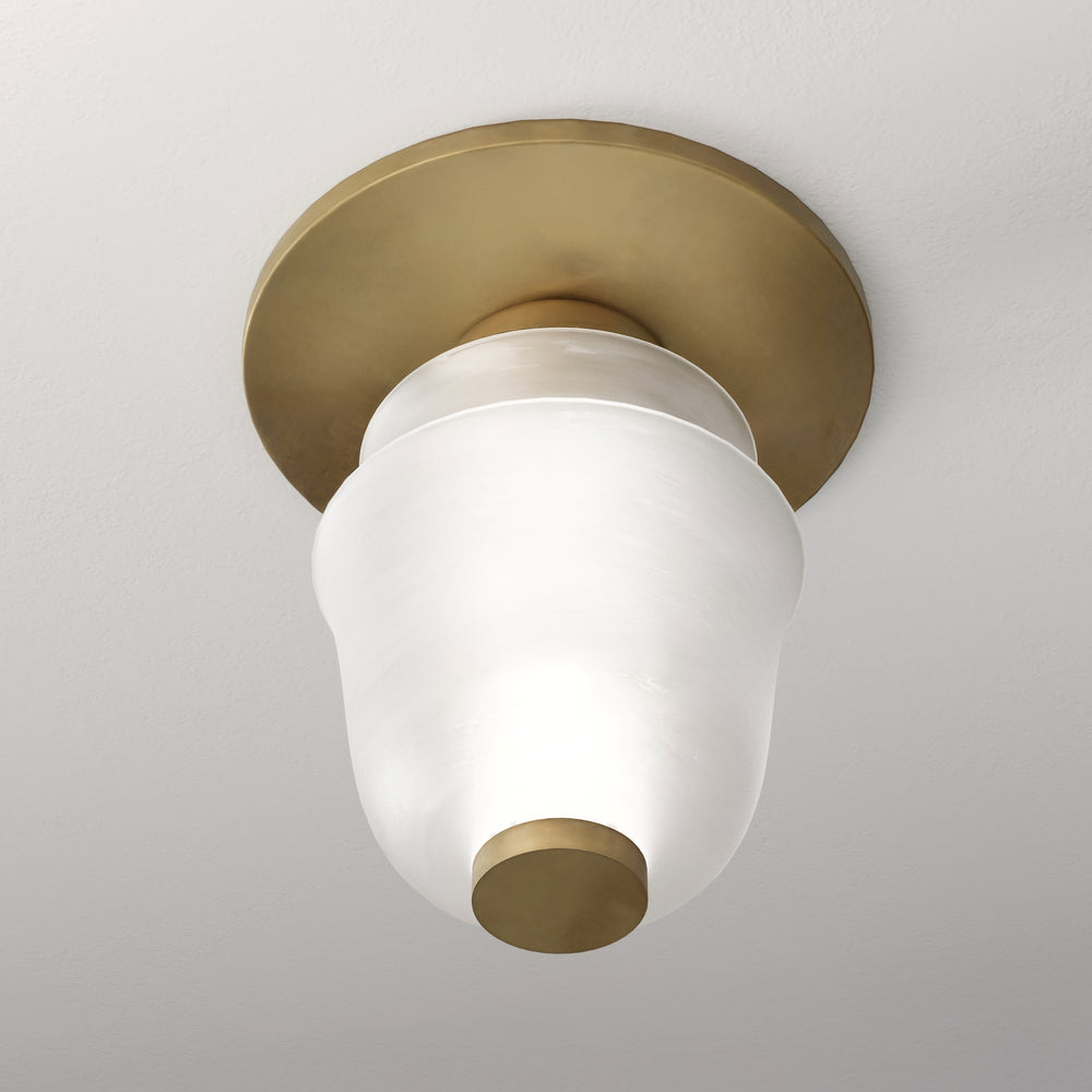 Hayworth Flushmount (Natural Brass)