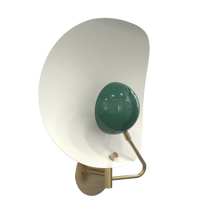  Jenny Wall Sconce (Perfect White/Paris Green)