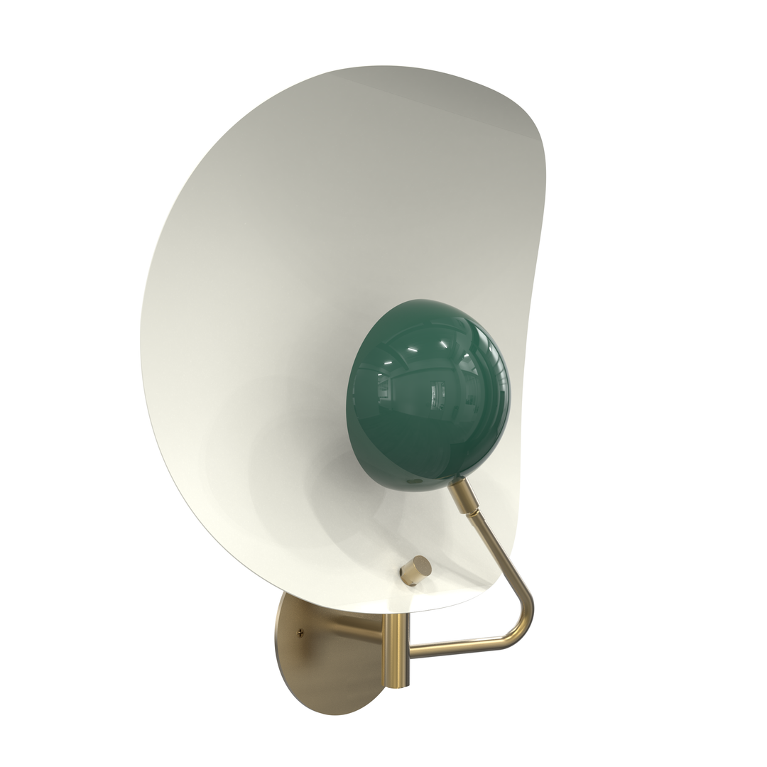  Jenny Wall Sconce (Perfect White, Paris Green)