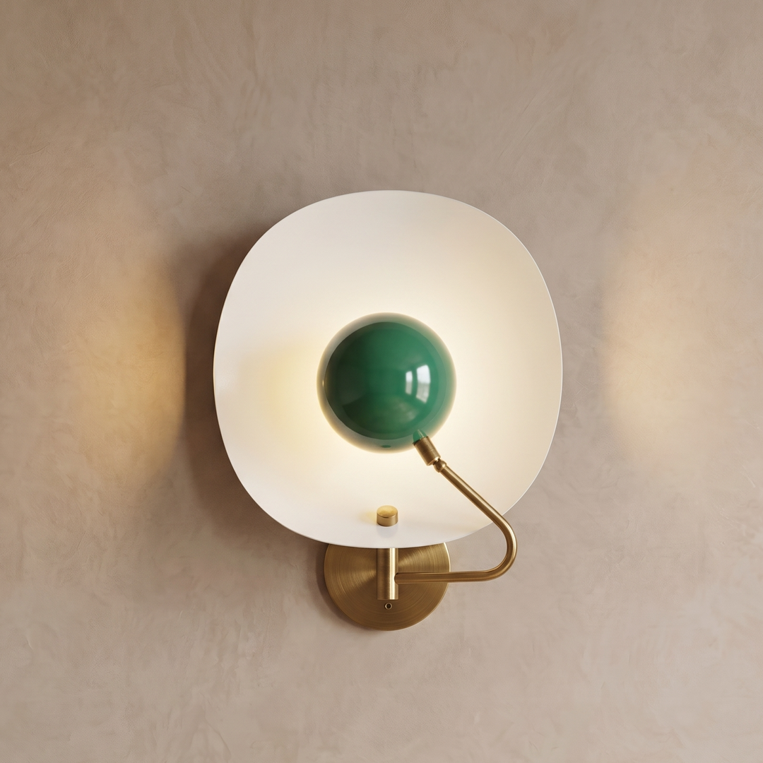 Jenny Wall (Brushed Brass, Perfect White, Paris Green)