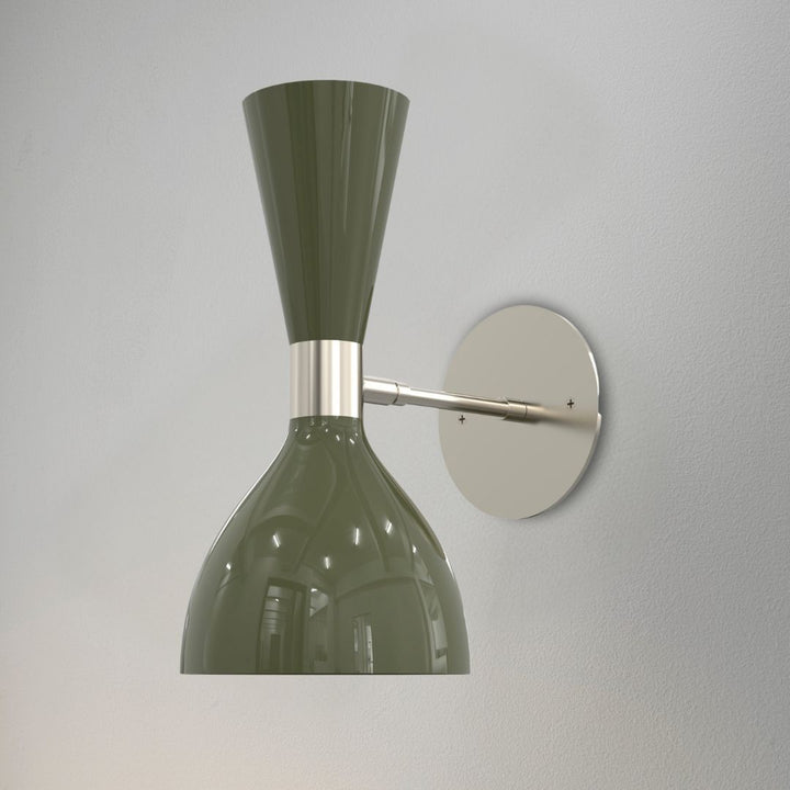 Ludo Wall Sconce (Olivine, Polished Nickel)