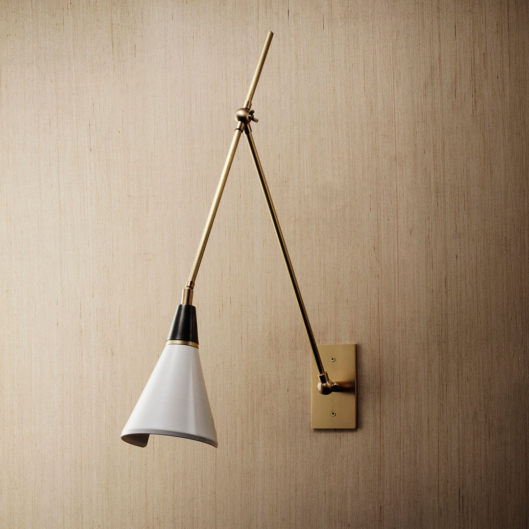 Magari Wall Lamp (Perfect White, Oil Rubbed Bronze, Natural Brass)