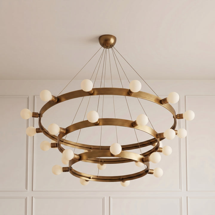 Manhattan - 3-Tier (Natural Brass)