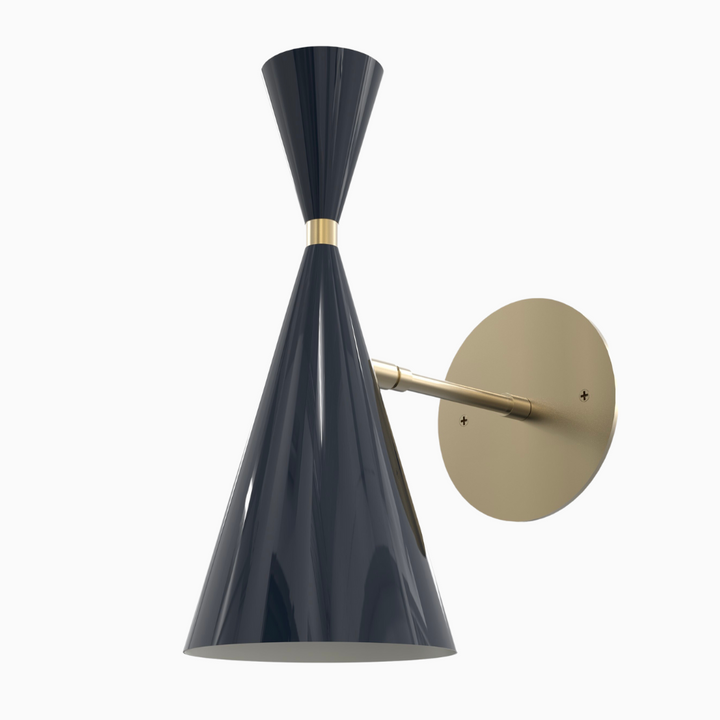 Monolith Wall Sconce (Natural Brass/Midnight)