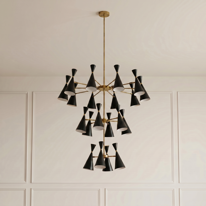 Monolith 3-Tier (Natural Brass, Black)