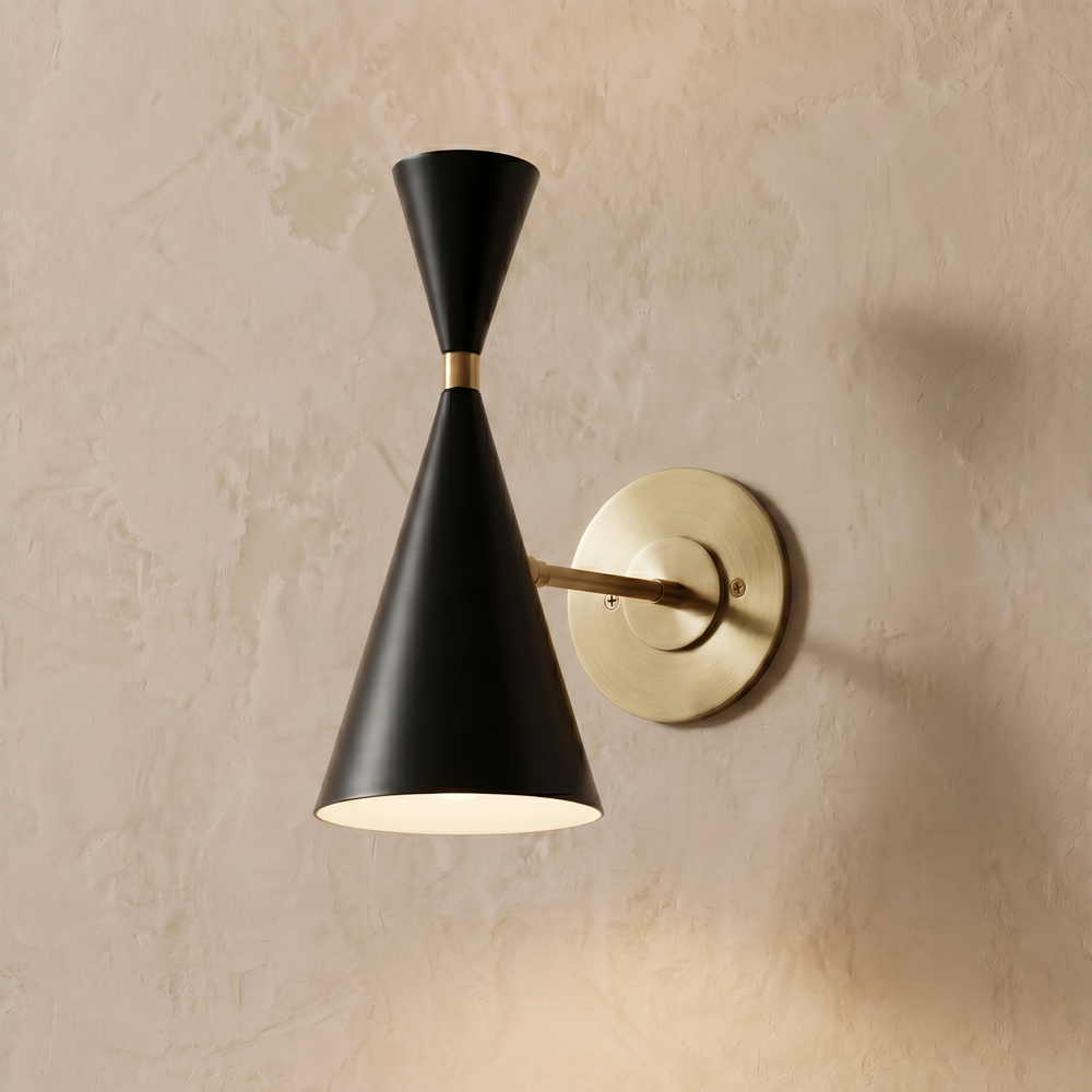Monolith Wall (Brushed Brass, Black)
