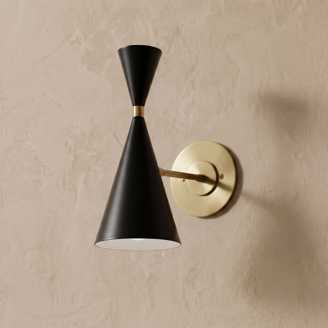 Monolith Wall (Brushed Brass, Black)