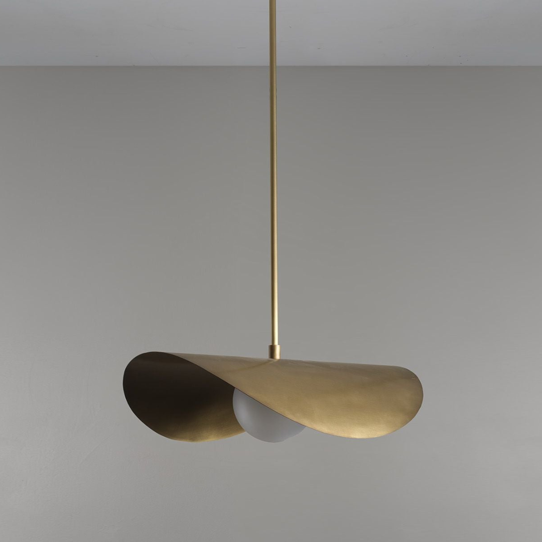 Montera Pendant (Natural Brass)