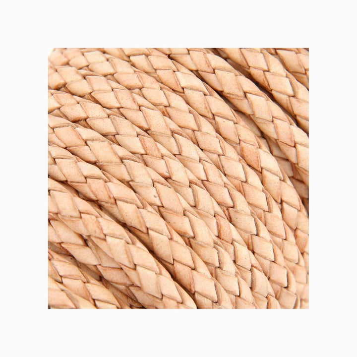 Natural Braided Leather