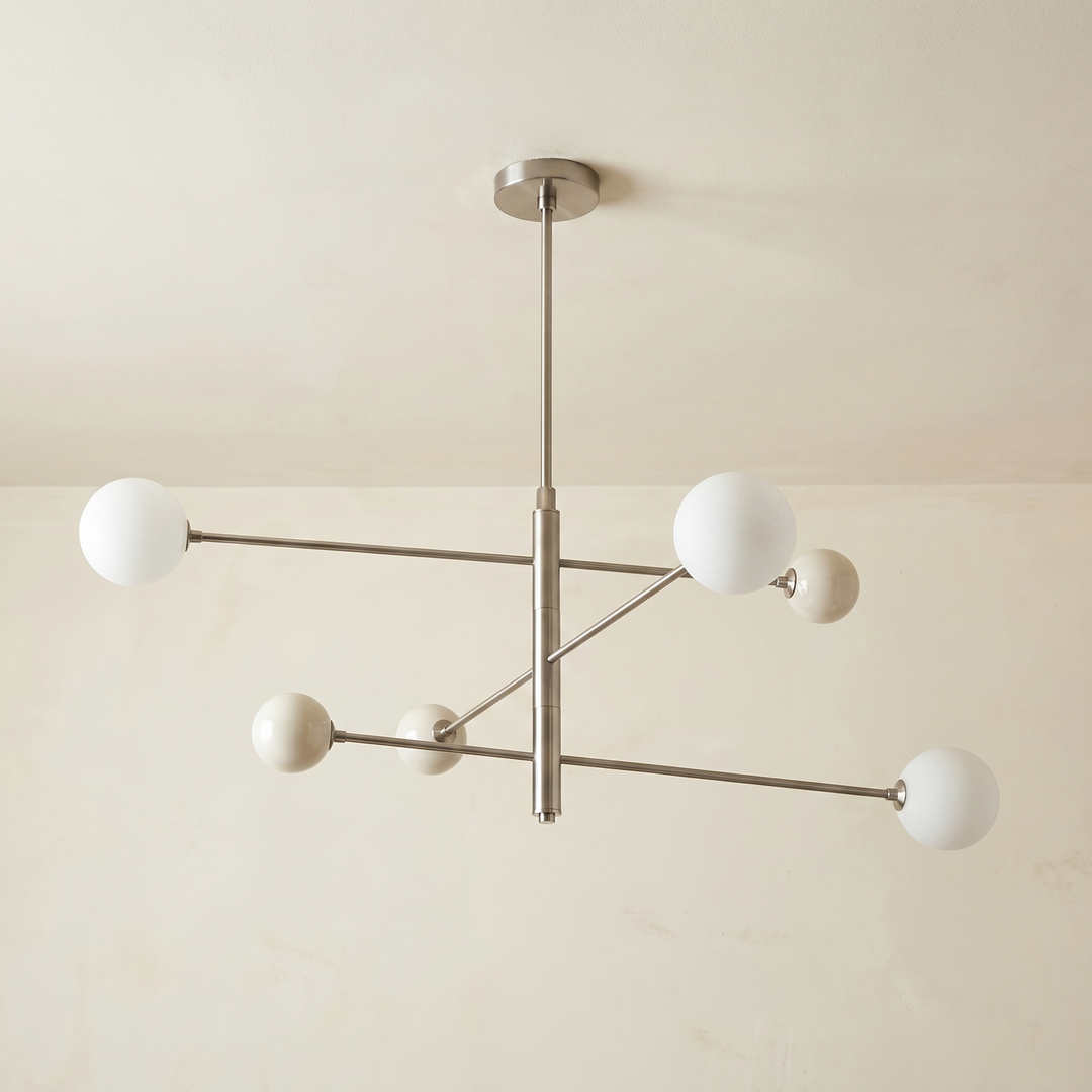 Orbital (Brushed Nickel, Crema)
